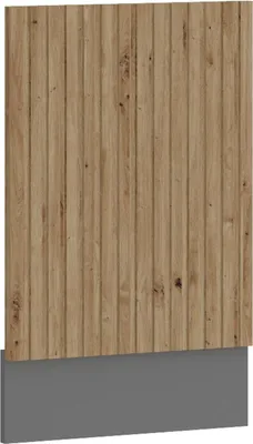 Produktbild von Frontblende integrierten Geschirrspüler 45 cm Küche AVA Artisan Lamellenoptik