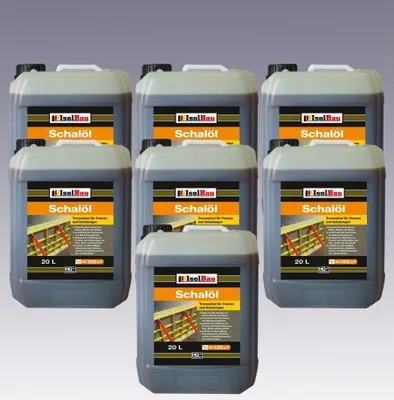 Produktbild von Isolbau Schalöl Professional - 7x 20 Liter Trennmittel für Formen & Schalungen - Beton-Trennmittel, begrenzt die Haftung von Beton, Mörtel & Kleber