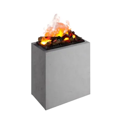 Produktbild von BALDERIA Ikaros - Standkamin mit Optmimyst-Flammeneffekt - Betonoptik
