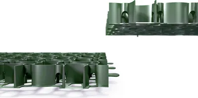 Produktbild von BigDean 24x Rasengitter Paddockplatte 50x50 cm Rasenmatten Rasenwaben Kiesgitter Parkplatzrasen 6 m²