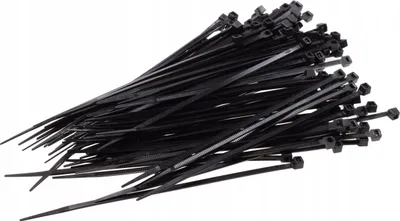 Obrázok produktu pre Káblové svorky 2,5 x 120 mm čierne 100 ks.