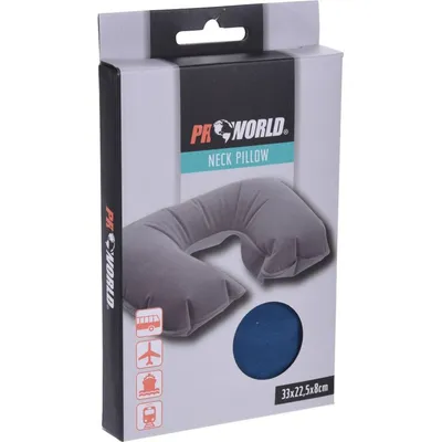 Obrázok produktu pre Nafukovací cestovný vankúš sivý