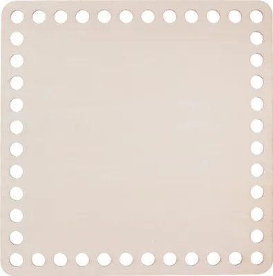Produktbild von Holzboden für Häkelkorb "Quadrat" 15 x 15 cm