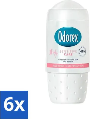 Zdjęcie produktu dla Odorex dezodorant w kulce Sensitive Care 50 ml - opakowanie wartościowe - 6 sztuk