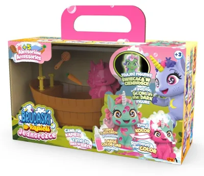 Produktbild von "Brudaski im Bad" – Ein Set mit Einhorn-Dekoration für das Badezimmer