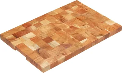 Produktbild von Hackblock 60×40×3,8 cm Akazie Massivholz