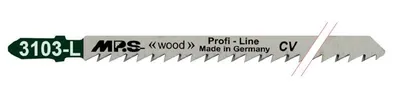 Produktbild von Stichsägeblätter MPS Ersatzsägeblatt Stichsäge grob 132mm 5 Stück