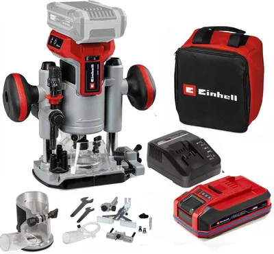 Produktbild von Einhell Professional 18V Ober/Kantenfräsen-Set TP-RO 18 Set BL Sealed Akku 4.0 Ah