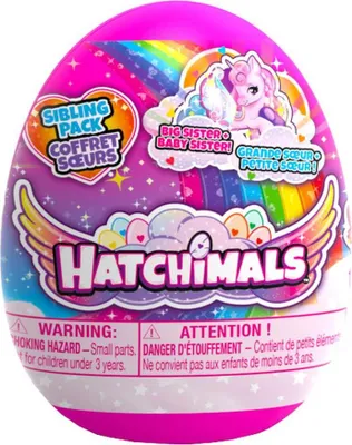 Zdjęcie produktu dla Hatchimals EGG COL SiblingPacks CDU BP GML, Akcja/Przygoda, 5 lat(a), Wielobarwny