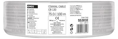 Koaxiální kabel CB130, 100m