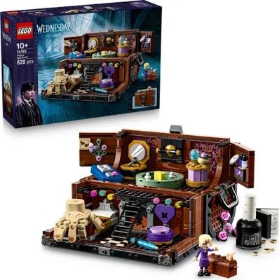 Produktbild von LEGO Mercredi 76785 Das Apartment von Thing, Bauspielzeug, Mini-Puppe Enid, Bewegliche Thing Figur, Spielzeug für Jungen und Mädchen ab 10 Jahren