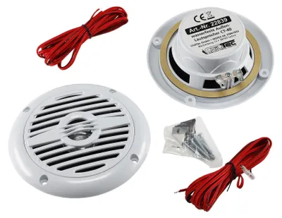 Produktbild von ChiliTec 22839 wasserfeste Außen-Lautsprecher "CT-40" 8 Ohm, 4", 60W, 120Hz-20KHz, PAAR