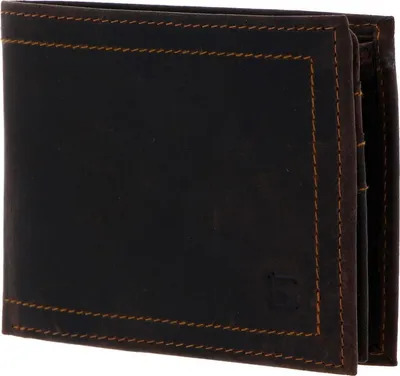 Produktbild von H.I.S Leder Geldbörse Flap Wallet Brown braun