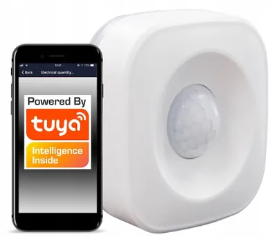 Zdjęcie produktu dla Czujnik detektor ruchu / obecności PIR WiFi TUYA