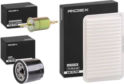 Produktbild von RIDEX Filterset Inspektionspaket Filtersatz für MAZDA 3 (BK) 3 Stufenheck (BK) 3 Stufenheck (BL)