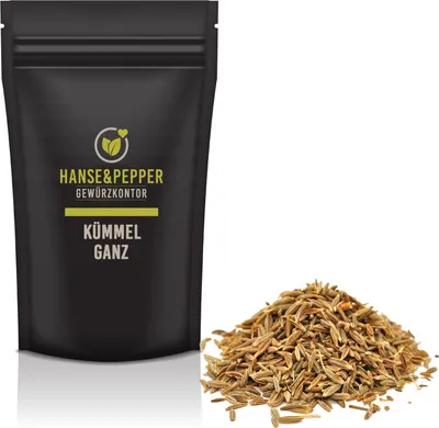Produktbild von 1kg Kümmel ganz Kümmelsaat Samen Gewürz Körner in Spitzenqualität - Taste Line Serie