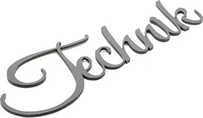 Zdjęcie produktu dla Technologia Znak na drzwiach Napis Nazwa firmy Znak ścienny 3D Samoprzylepny szary