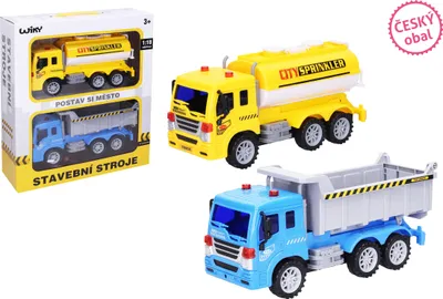 Zdjęcie produktu dla Ciężarówka i znaki 2 sztuki 25 cm - opakowanie czeskie