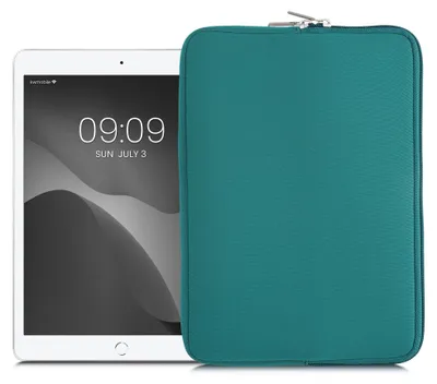 Produktbild von kwmobile Tablet Hülle kompatibel mit 9,7"-11" Tablet - Universal Neopren Tasche Cover Case - Schutzhülle Sleeve in Petrol