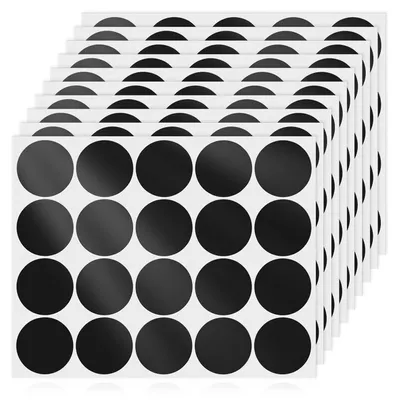 Imagen del producto de Etiquetas adhesivas de vinilo, de 50 mm de diámetro, 200 unidades, para etiquetar y organizar