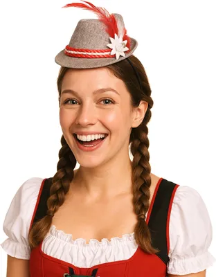 Bayerischer Trachtenhut Mit Feder - Authentischer Filzhut Für Oktoberfest & Volksfeste