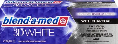 Produktbild von BLEND-A-MED 3D White Zahncreme mit Aktivkohle, 75 ml