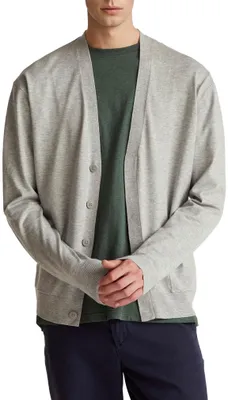 Zdjęcie produktu dla Sweter kardigan męski United Colors of Benetton, rozmiar M/L, model 110xu601i, kolor szary, rozmiar XL