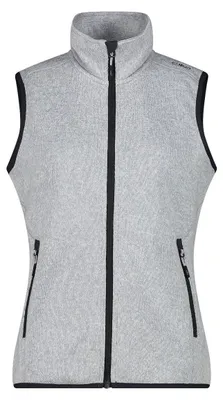 Image de CMP Damen Weste Fleece, gilet en polaire, couleur gris, taille 36
