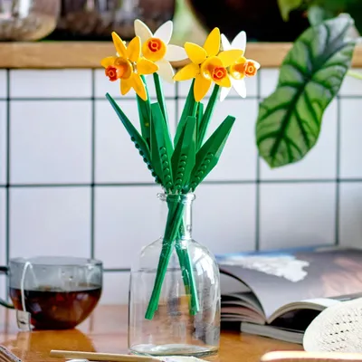 Obrázek produktu pro LEGO Botanicals Narcisy, Sada na stavění, 8 rok/roky, Plast, 216 kusů, 158 g