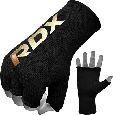 Produktbild von RDX Elastisch Boxbandagen Kampfsport Sparring Handbandagen, Innenhandschuhe Boxen Muay Thai MMA Training, Inner Boxing Gloves, Boxsack Punchingbälle Punchinghandschuhe