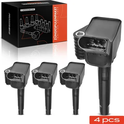 Image de Frankberg 4x Module allumage Bobine pour VW Golf Alltrack VI VII Variant Polo Passat Scirocco Sharan Tiguan Allspace Touareg