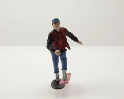 Produktbild von Figur Marty mit Hover Board Zurück in die Zukunft für 1:43 Cartrix