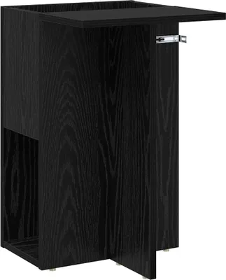 Immagine prodotto di vidaXL Tavolino in rovere nero 35 x 40 x 55 cm