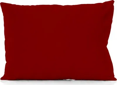 Zdjęcie produktu dla Bawełniana poszewka na poduszkę bordowa, 50x70