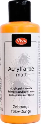 Produktbild von ViVA DECOR Acrylfarbe 82 ml gelborange