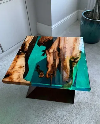 Produktbild von Hochwertig Couchtisch Luxus Design Holz Braun Möbel Wohnzimmer Couchtische