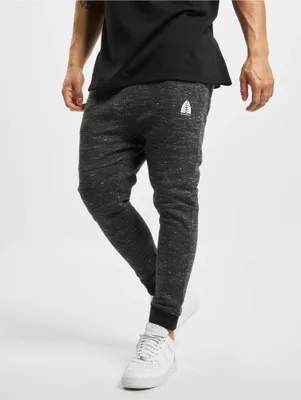 Produktbild von Schwarze Jogginghose Größe S aus Baumwoll-Mix mit Kordelzug und weichem Futter