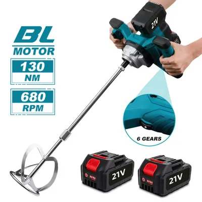 Immagine prodotto di Frullatore elettrico senza fili - 1700 W - 6 velocità - Attacco M14 - Adatto per calcestruzzo e malta