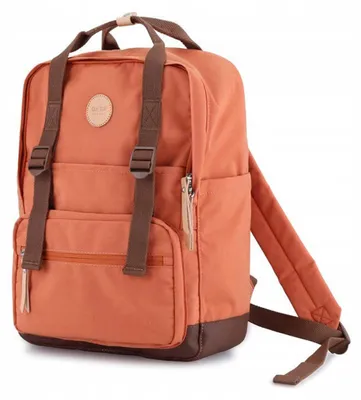 Produktbild von Himawari 1085B Rucksack Reise Schule Orange Laptop