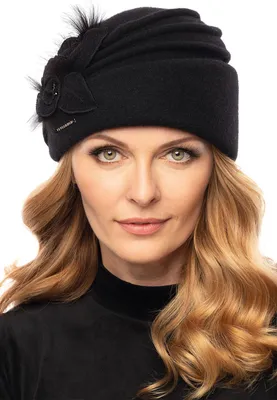 Produktbild von VIVISENCE Damen Winter Toque Aus Wolle Handgefertigte Herbst Warme Mütze Mit Blu