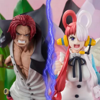 Imagen del producto de One Piece - Figura Shanks & Uta (Film Red Ver.) Extra Battle Figuarts Zero