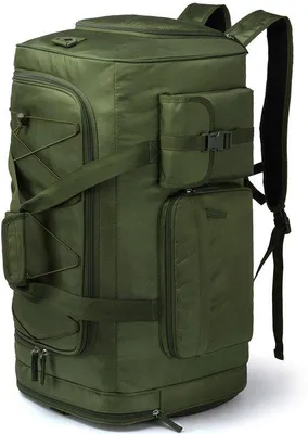 Produktbild von Ibenzoa® Robuster 70 L Rucksack – großer Outdoor‑ & Reise‑Rucksack, vielseitig für Camping, Wochenendtrips & Sport, Grün