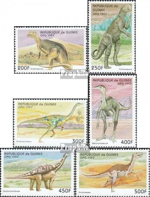 Produktbild von Briefmarken Guinea 1997 Mi 1709-1714 (kompl.Ausg.) postfrisch Prähistorische Tiere