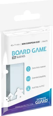 Produktbild von ULTIMATE GUARD Board Game Sleeves Mini European Board Game, Kartenhülle, 50 Stück(e)