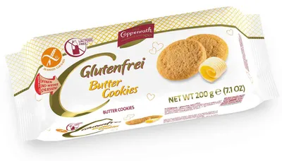Produktbild von Coppenrath Glutenfrei Butter Cookies 200g