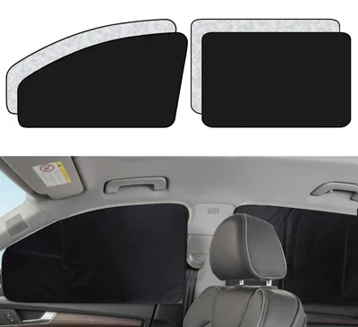 Produktbild von Magnetischer Sonnenschutz für Autos, Sonnenschutz für Kinderautofenster, Verdunkelungsrollo für Seitenfenster (MSK02)