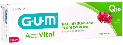 Image de Sunstar GUM ActiVital, Dentifrice 6050, 75 ml - Longlife !