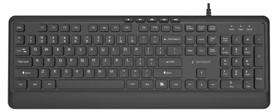 Image de Gembird KB-MCH-05, taille standard (100 %), filaire, USB, QWERTY, noir