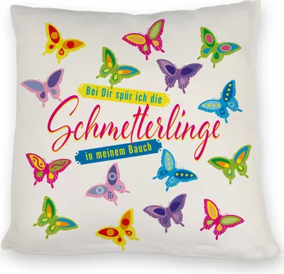 Produktbild von Schmetterlinge im Bauch Kissen