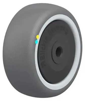 Obrázek produktu pro 80mm kolo s šedým elektricky vodivým termoplastickým polyuretanem na nylonu